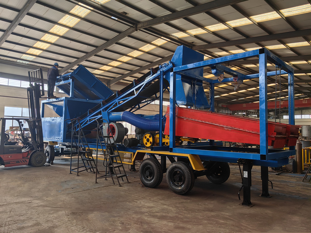 砂金筛分风选设备