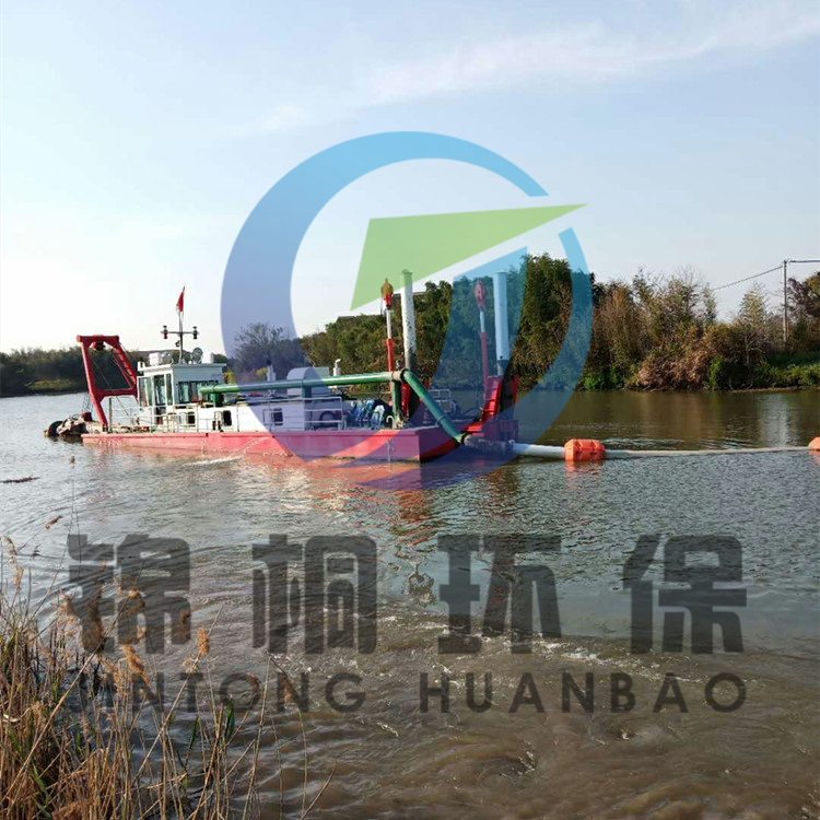绞吸式挖泥淘金船