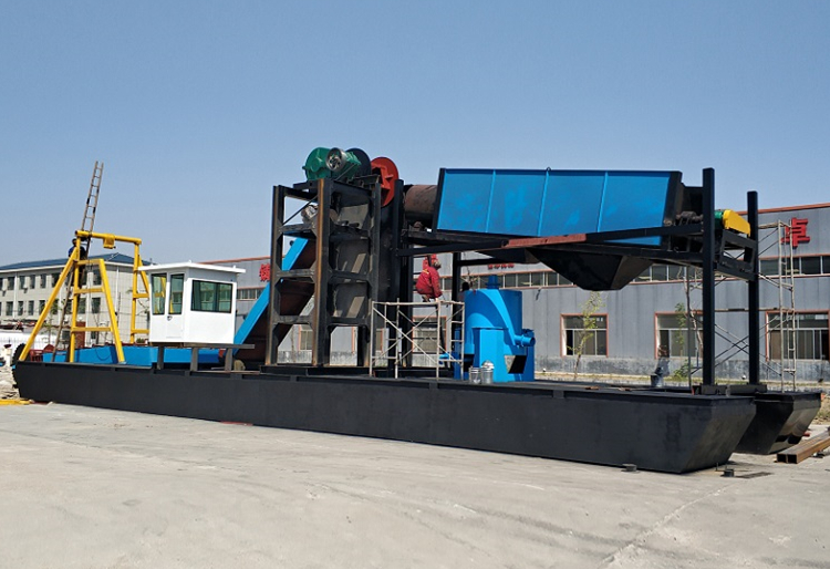 淘金船现货出售-链斗淘金船现货