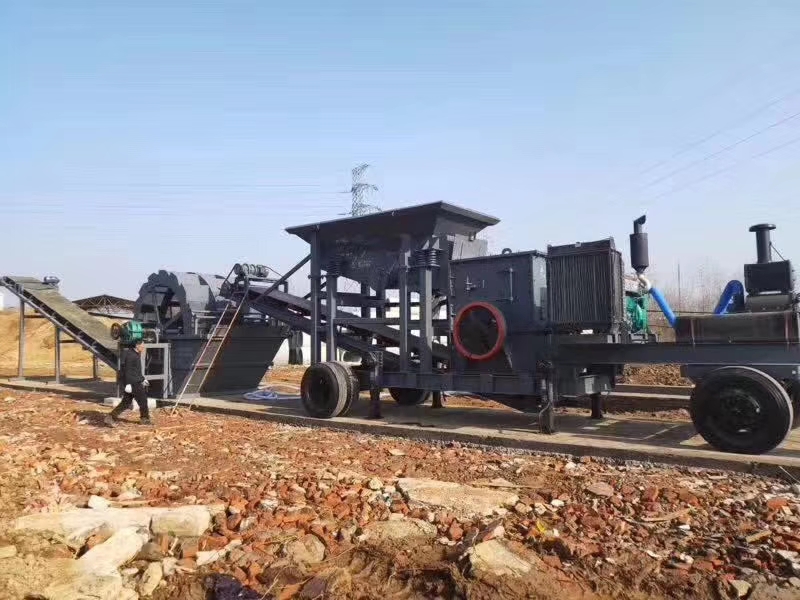 移动破碎水洗设备